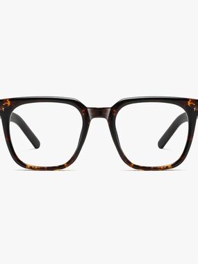 Blue light Tortoiseshell Square Frame Glasses